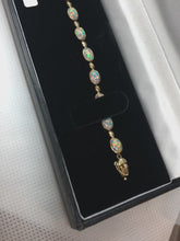 Load and play video in Gallery viewer, 9ct gold and opal bracelet
