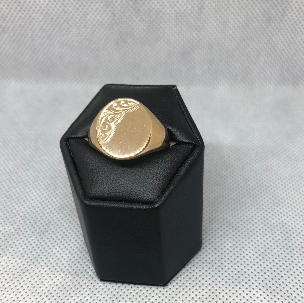 9ct Gents Signet Ring