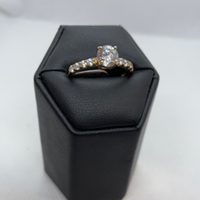 Load image into Gallery viewer, 9ct gold and cubic zirconia ring
