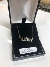 Load image into Gallery viewer, Solid 9ct gold star sign chain
