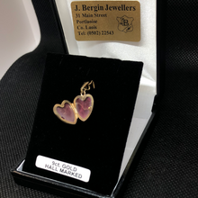 Load image into Gallery viewer, 9ct heart shaped locket , no chain included
