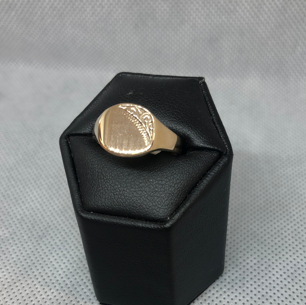 9ct Gold Gents/Boys signet ring