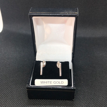 Load image into Gallery viewer, 9ct White Gold earrings
