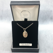 Load image into Gallery viewer, Sterling silver miraculous mary medal
