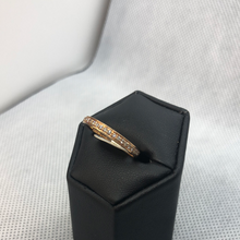 Load image into Gallery viewer, Rose gold and diamond ring
