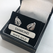 Load image into Gallery viewer, White Gold and diamond earrings
